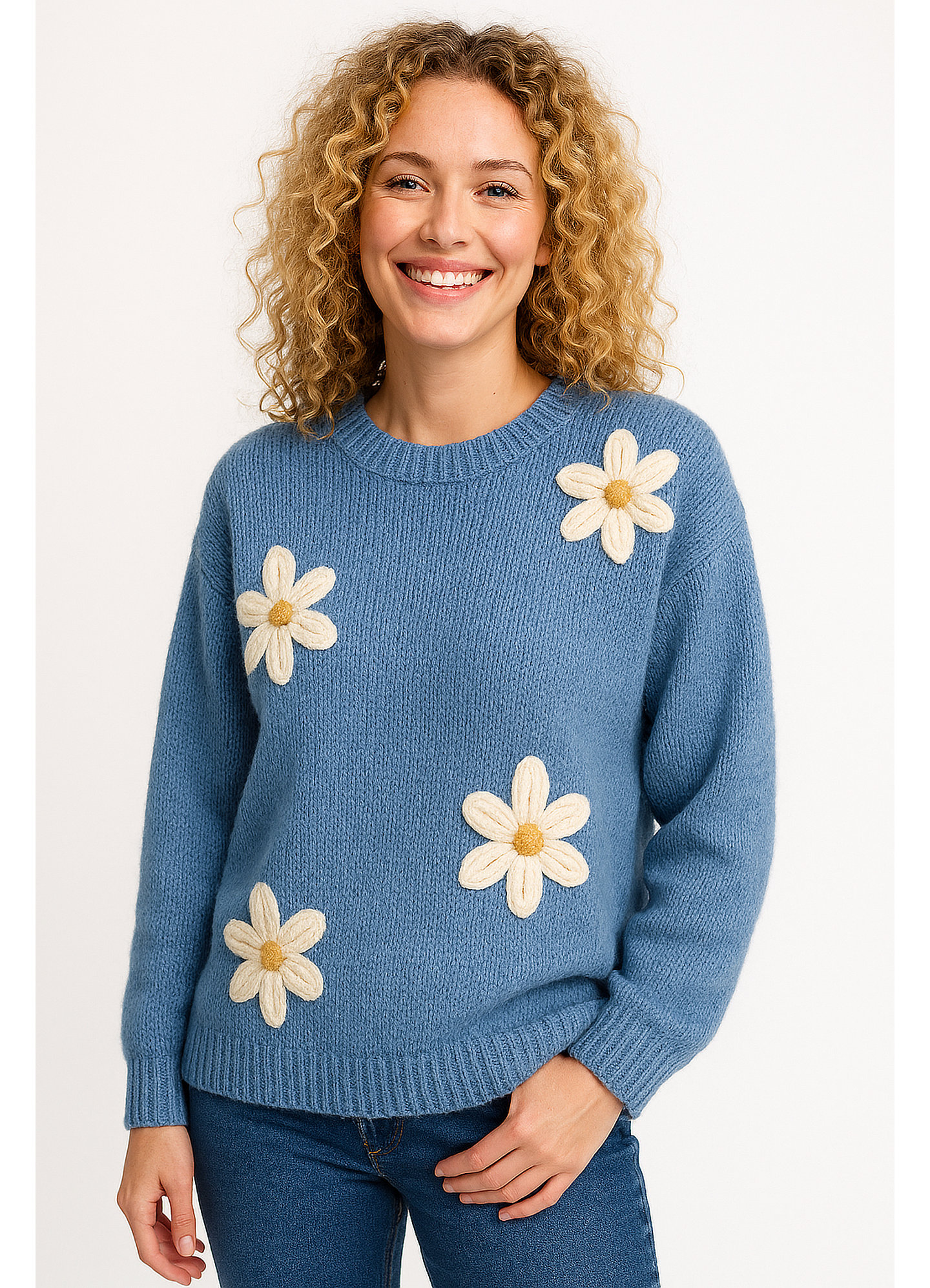 Paramour Knitted Daisy Jumper - Suzanne Charles